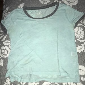 Light Blue Cropped Tee